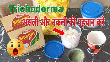 Trichoderma असली और नकली की पहचान करे घर में | trichoderma use in agriculture
