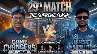 #Match29 Game Changers vs Jersey Warriors | 29th Match: The Supreme Clash! 💥 BD Box Cricket League screenshot 4