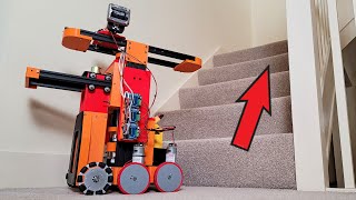 How this Robot Climbs up Stairs