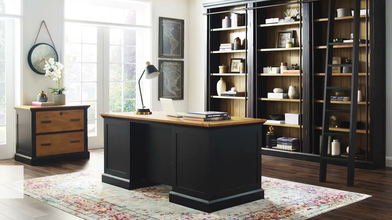 Toulouse Aged Ebony Lateral File Cabinet From Martin Furniture | Coleman  Furniture