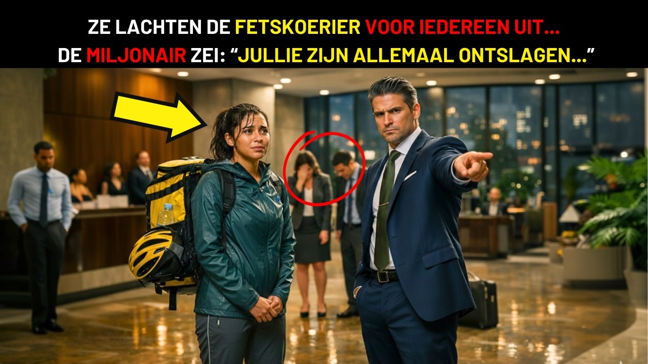 ZE BESCHIMPTEN DE FIETSBEZORGSTER... DE MILJONAIR ZEI: 'JULLIE WORDEN ALLEMAAL ONTSLAGEN' EN TOEN...