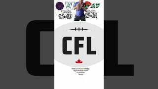 Week 11 CFL 🏉 Saturday Night Football Score Picks Recap ##viral #canadianfootball #cfl