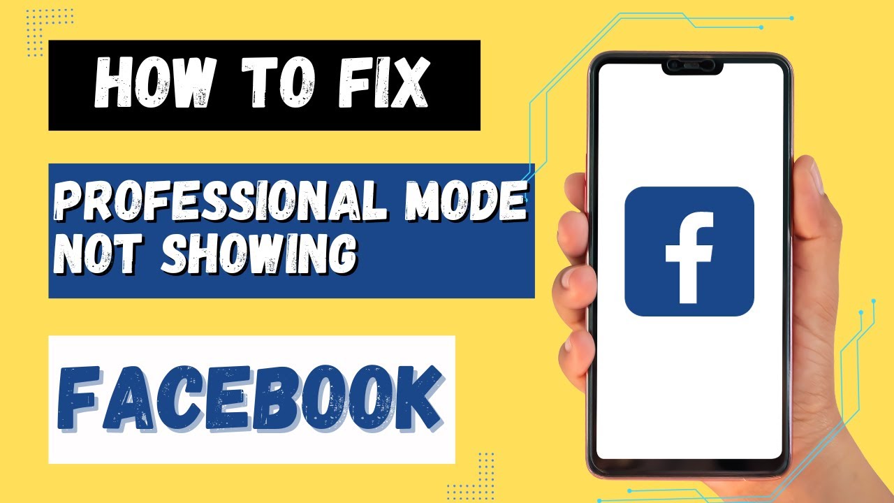 How To Fix Professional Mode Not Showing On Facebook | Facebook Professional Mode Tutorial