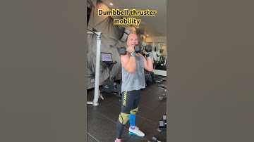 Dumbbell Thruster Mobility #youtubeshort #achillestendonrupture