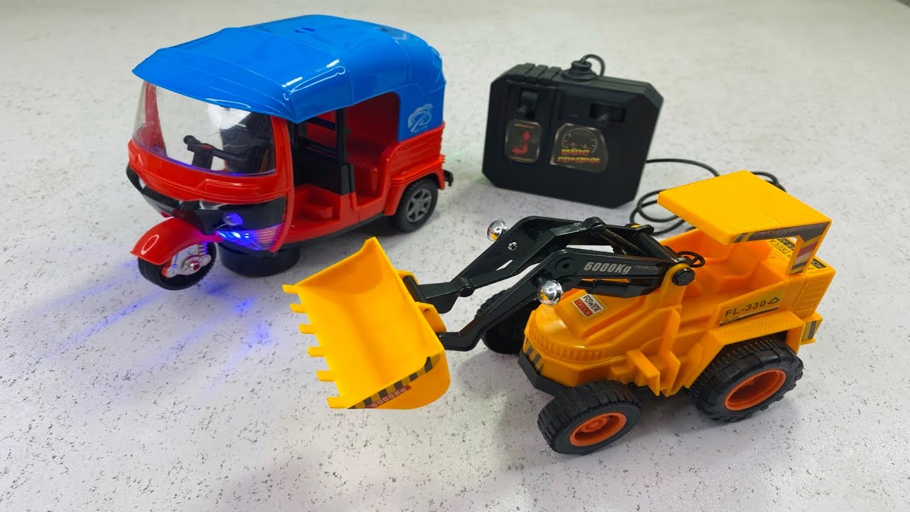 Electric Auto Rickshaw Unboxing,Remote Control Truck Unboxing Wasitoys ...