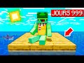 Jai survcu 24h au milieu de la mer sur minecraft