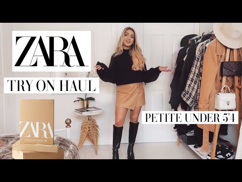 ZARA NEW IN TRY ON HAUL / PETITE 5'4 AND UNDER STYLE LOOKBOOK 2021