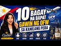SAMPUNG BAGAY NA DAPAT GAWIN NG OFW SA KANILANG PERA | OFW TIPS #moneymatters #fypシ゚ 