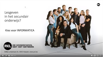 PXL-Education Informatica