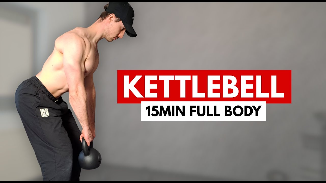 15-минутная тренировка всего тела с гирей | Без повторов и только одна гиря