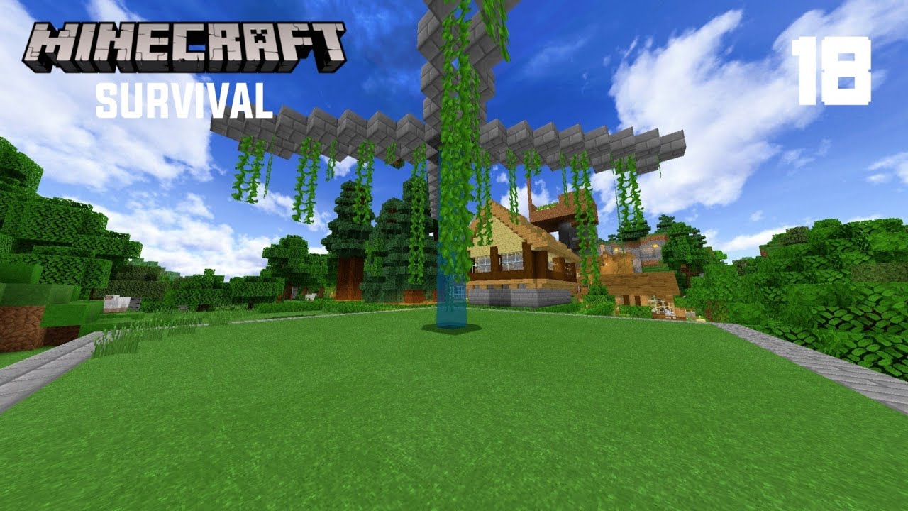 Membuat Vines Farm!-Minecraft Survival#18 - YouTube