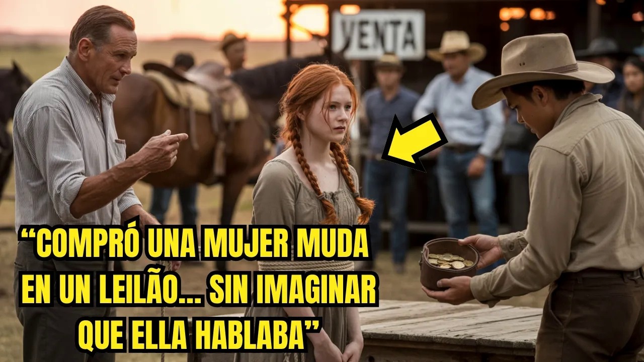 “Compró una mujer muda en un leilão… sin imaginar que ella hablaba”
