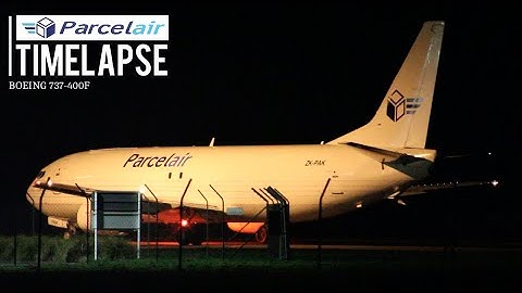 BOEING 737-400F CARGO TURNAROUND | Timelapse [HD]