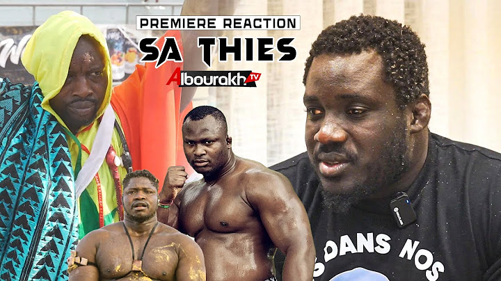 Première Reaction de Sa Thies Apres sa Victoire sur Zarko", Modou lo ou bien Tapha Tine?