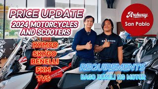 Complete Price Update ng Motorcycles and Scooters sa Archway Motorcycles San Pablo Laguna #archway