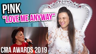 Vocal Coach Reacts to P!nk  'Love Me Anyway'