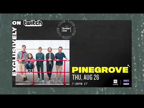 Pinegrove Live on Twitch from Brooklyn Steel - 8/26