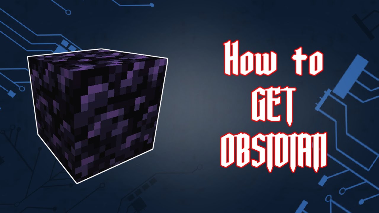 How to Make OBSIDIAN in Minecraft! 1.17 Guide - YouTube