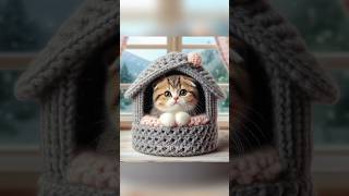 Perfect Hideaway for Cats #crochet #ideas #cute #cat #cats #catlover #cat