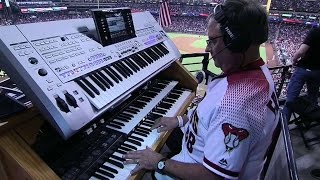 SD@ARI: National anthem is played at Chase Field