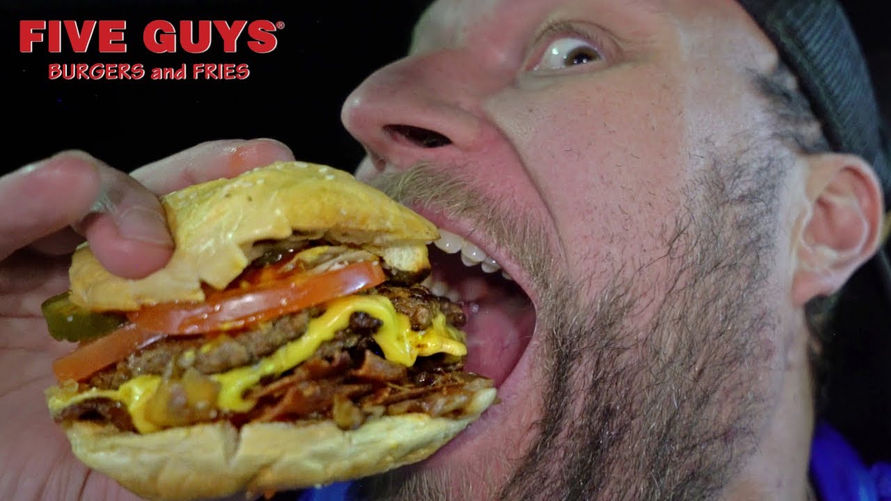 My First Time Trying Five Guys Burgers!