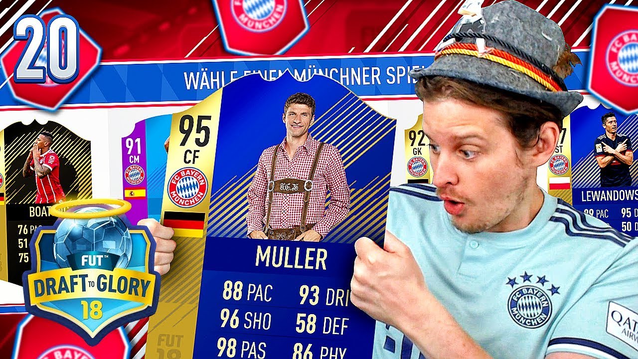THE RAREST DRAFT REWARD! BAYERN ONLY DRAFT TO GLORY #20! FIFA 18 ULTIMATE TEAM