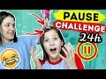 PAUSE CHALLENGE  por 24 HORAS | PASO MUCHA VERGUENZA CON EL PAUSA CHALLENGE | Daniela Golubeva