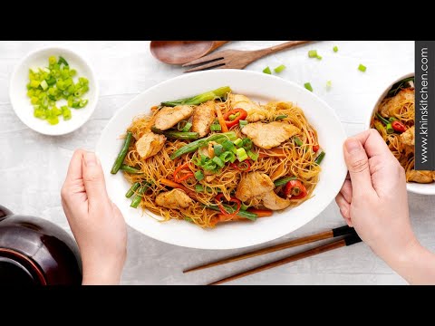 Soy Sauce Chicken Noodles - Khin's Kitchen - Chinese Noodles Recipes