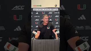 MARIO CRISTOBAL SPEAKS ON THE COMPETITION IN COLLEGE FOOTBALL: