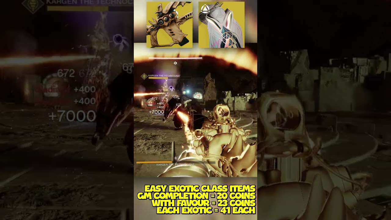 Fastest Exotic Class Item Farm (Limited Time) | Destiny 2