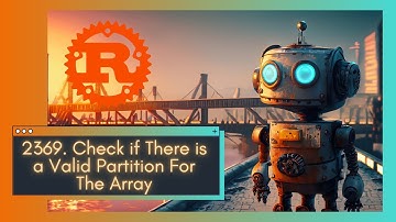 Dynamic Programming in Rust! LeetCode 2369. Check if There is a Valid Partition For The Array