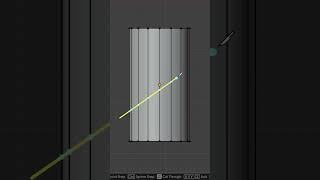 How to make a diagonal cut through your mesh, without distorting it. #Blender3D #B3D #Blender