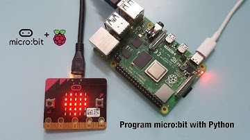Program micro:bit With Python โดยใช้ Raspberry Pi