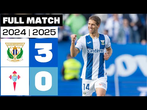 CD Leganés 3 - 0 RC Celta I PARTIDO COMPLETO | LALIGA EA SPORTS 2024/25