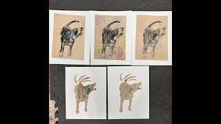 Silkscreen Monoprinting
