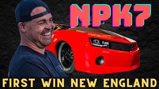 Ryan Martin's First Win at New England No Prep Kings 7 after Fireball Camaro's Terrible Incident