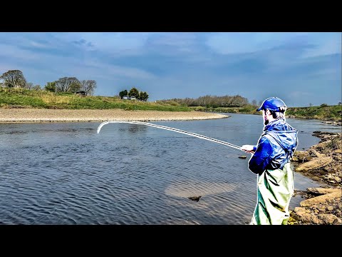 SALMON FISHING On The Border Esk With @adventurefishinguk ! 🎣