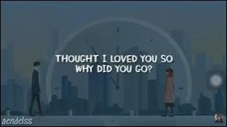 i love you so much ,we lost it