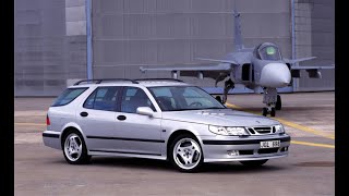 Top Gear - Saab 9-5 AERO vs Fighter Jet epic race