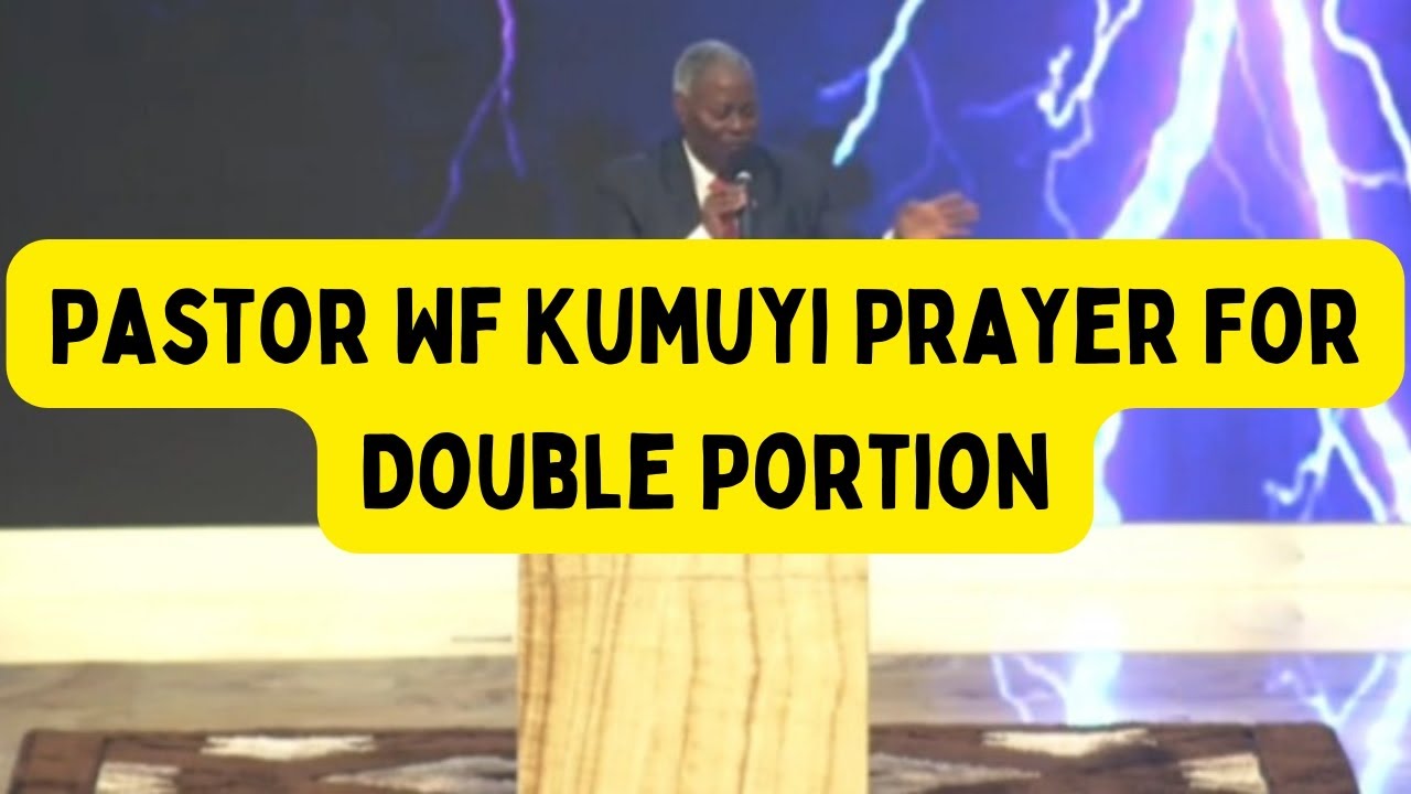 Pastor Wf Kumuyi Prayer For Double Portion #prayer - YouTube