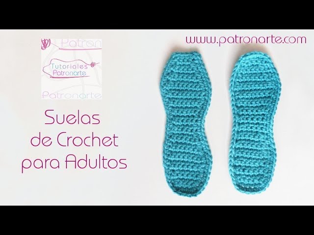 Patucos de crochet para adultos VI