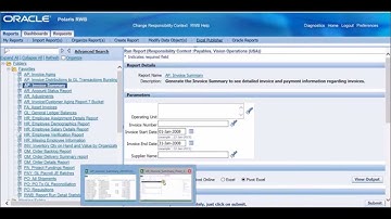 Oracle E-Business Suite (EBS) Reporting using Reporting Workbench - Output Options Overview