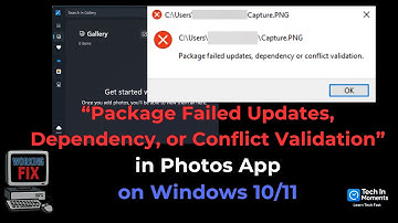 Photos Fix: Package Failed Updates, Dependency or Conflict Validation