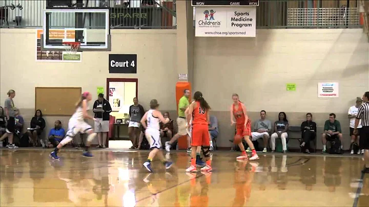 #5 Anna Pierce: PG/ Full Game: Atlanta Adidas Nati...
