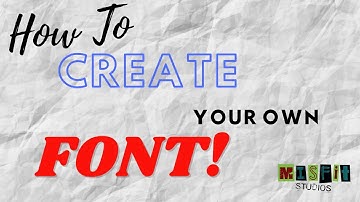 How to Create Your Own Font Using Inkscape!