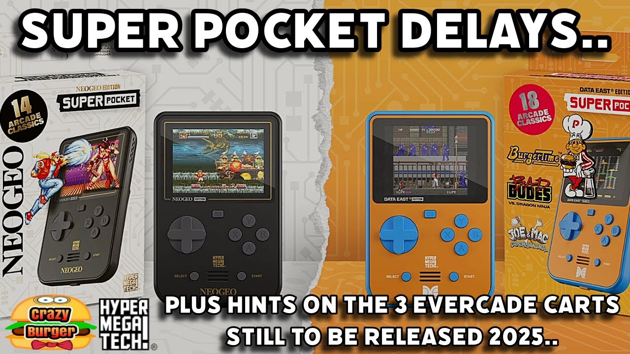 Super Pocket Neo Geo & Data East Delays, Evercade News & Sneak Hint At ...