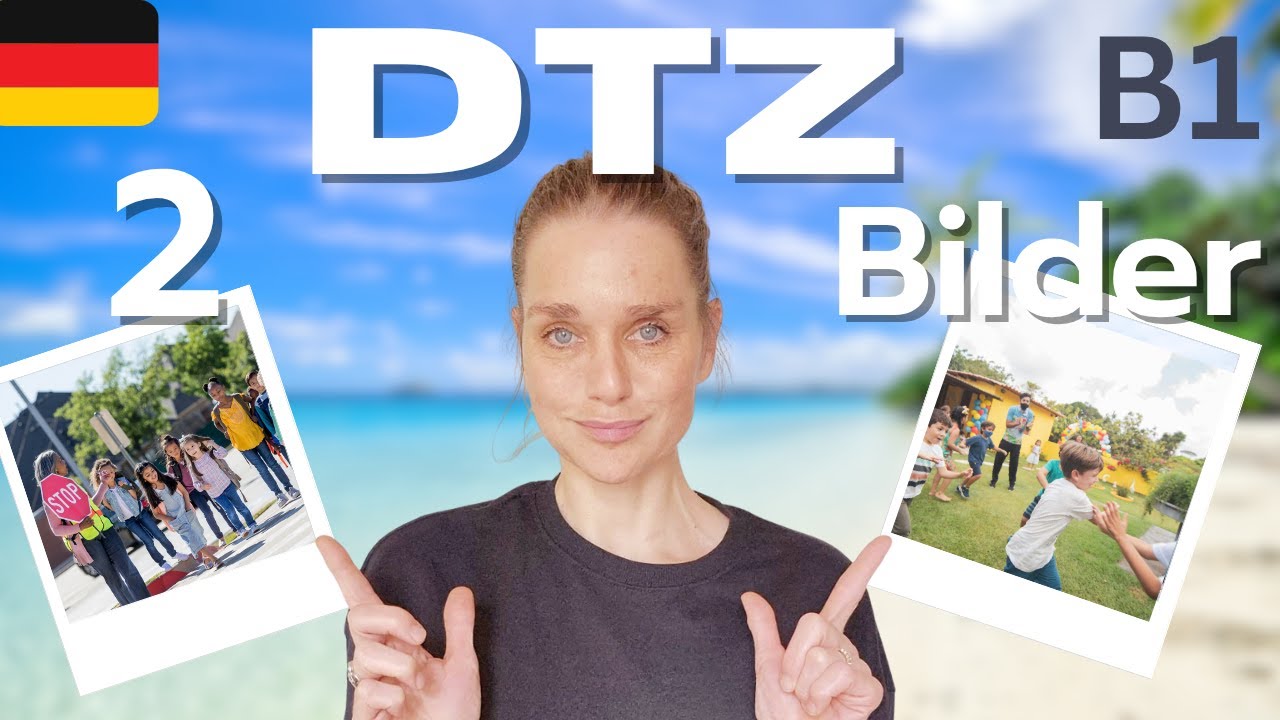 📘 DTZ B1 Prüfung: 2 Bilder beschreiben – Verkehrssicherheit & Kindergeburtstag 🚸🎉