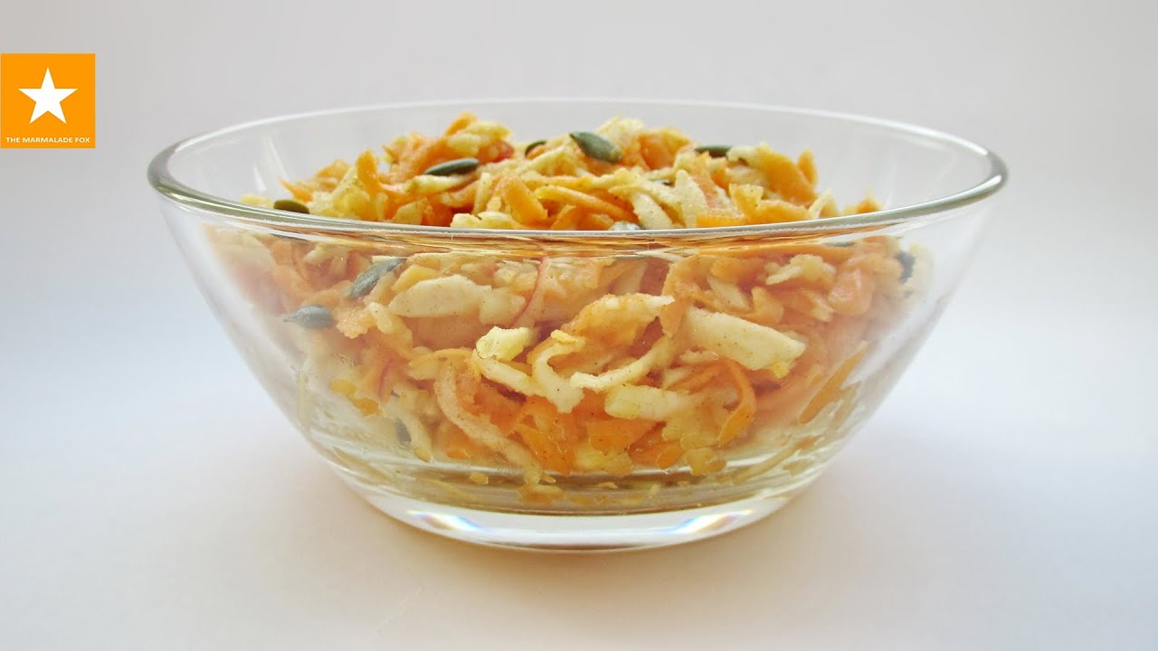 Диета! Салат из тыквы и сельдерея от Мармеладной Лисицы. Pumpkin and celery root salad