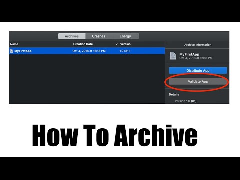 How To Archive Project In Xcode