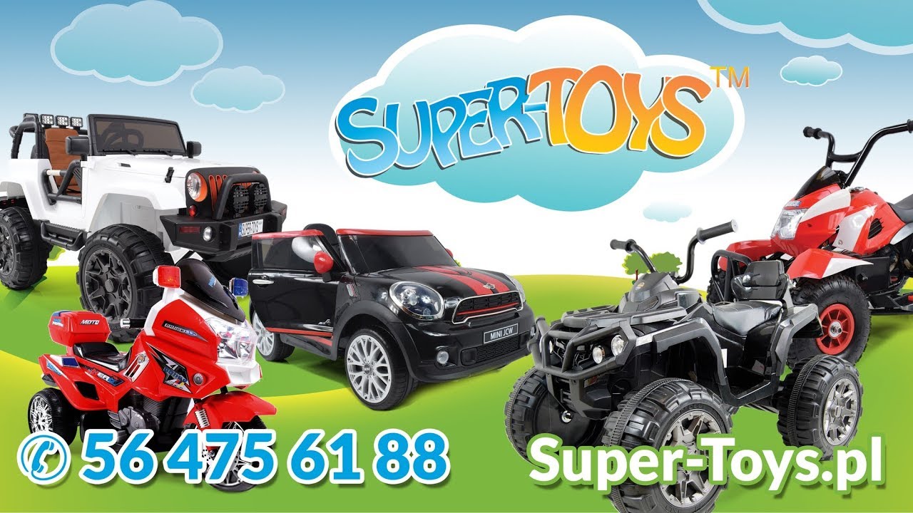 Samochód na akumulator MERCEDES SL65 z MP4 od super-toys.pl